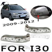 Espelho retrovisor transformar a luz para i30 2009 2010 2011 2012 espelho lateral led lâmpada pisca sinal oem: 87623 2l600 87613 2l600 2024 - compre barato