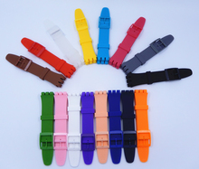 Correa de silicona para reloj Swatch, 16mm, 17mm, 19mm, 20mm, accesorios 2024 - compra barato