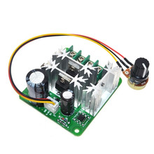 Poleless speed-adjusting DC motor controller general DC 6V to 90V pwm dc motor speed controller PLC 15A 2024 - buy cheap