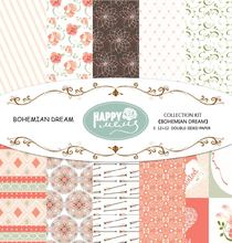 Happymems 5PCS/Pack 12*12in Double-Sided Craft Paper BOHEMIAN DREAM2 Style Craft Paper DIY Scrapbooking Pattern Craft Paper 2024 - buy cheap