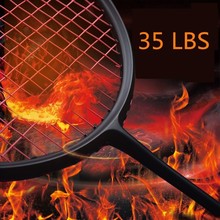 Good Quality 3U Offensive Type Black Shot Full Carbon Badminton Racket High Pounds Up To 35LBS With Stringing Service Q1015CMD 2024 - buy cheap