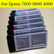 Совместим с картриджем чернил принтера Epson 7600 9600 с сбрасываемым чипом уровня чернил 2024 - купить недорого