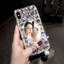 Luxury Diamond Bling Bling Glitter Fashion Phone Case For iPhone 6 6S 7 8 Plus X Soft TPU Cover For iPhone XR XS Max Capa Coque 2024 - buy cheap