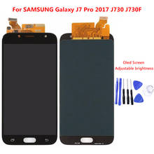 5.5'' Super AMOLED Display For SAMSUNG Galaxy J7 Pro J730 LCD For SAMSUNG J7 2017 Display Touch Screen Digitizer J730F 2024 - buy cheap