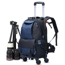 New Shoulder Travel Bag,Photography backpack,Professional camera bag,Trolley Suitcase on Wheels,Men Cabin Rolling luggage bag 2024 - buy cheap