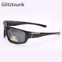 Солнцезащитные очки Glitztxunk поляризационные для мужчин, в стиле ретро, черные, для вождения, 2020 2024 - купить недорого