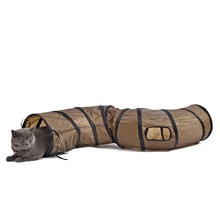 130 CM S Forma de Túnel Do Gato do animal de Estimação Brinquedo Engraçado Para Jogar Dobrável Gatinho gato Treinamento Design Exclusivo Dobrável Brinquedos Do Gato Em Massa de Alta Qualidade 2024 - compre barato