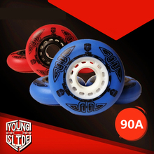 HOOMORE-rueda deslizante para patines en línea, accesorio con dureza Real de 90A, 80mm, 76mm, 72mm, rojo y azul, para SEBA HV High HL 2024 - compra barato