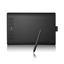 Huion 1060 Plus Graphics Tablet 8192 Levels Digital Drawing Signature Pen Professional Graphic Tablet with 8GB Micro SD Card 2024 - buy cheap