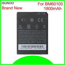 ISUNOO 10 шт./лот 1800 мАч BM60100 BO47100 батарея для HTC Desire 400 500 600 Dual SIM 609d 5088 5060 C525c C525E T528 T606W 2024 - купить недорого