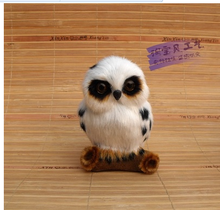 small cute simulation white owl toy polyethylene&fur owl model gift about 7x7x10.5cm 2139 2024 - buy cheap