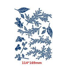 Wild Holly Leaf  Metal Cutting Dies Stencil for DIY Scrapbooking Embossing Photo Album Decoration Paper Card Craft Die Cut 2024 - buy cheap