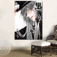 Lienzo de arte para pared, imágenes impresas en HD, decoración del hogar, pintura de Anime Black Butler, póster creativo nórdico Modular para sala de estar 2024 - compra barato