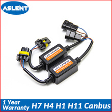 Aslent-Adaptador de arnés de cableado para luces de coche, Bombilla de Auto, Canbus, sin Error, H4, H7, H1, H11, 9005, 9006, 2 uds. 2024 - compra barato