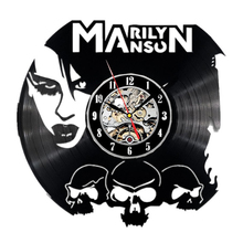2019 Rushed Horloge Mural Vinyl Record Wall Clock Design Marilyn Manson American Band Cd Clocks Watch Home Decor Gifts For Fan 2024 - buy cheap