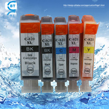 5pcs Compatible pgi820bk cli-821 ink cartridge use for  IP3680/IP4680/MP545/MP558/MP568/MP638/MP648 2024 - buy cheap