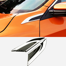 Cubierta de orificio de rejilla de ventilación de coche, pegatina de decoración de capó para Honda Civic 2016 2017 2024 - compra barato