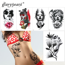 Glaryyears 1 лист временная татуировка наклейка Мода поддельные татуировки человек флэш тату Водонепроницаемый маленькое боди-арт Мужчины Женщины TH Link 02 2024 - купить недорого