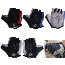 Luvas para ciclismo sem dedos, antiderrapante, almofada de gel respirável para motocicleta, mtb, bicicleta de estrada, homens, mulheres, esportes, luvas laváveis 2024 - compre barato