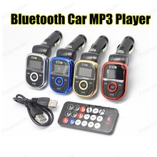 Bluetooth MP3 PlayerHandsfree Car Kit AUX Hands Free FM Transmitter with Dual USB MP3 SD LCD Car Charger Cigarette Lighter 2024 - buy cheap