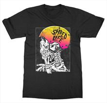 2019 New Men'S  Skull Boarder T-Shirt Snowboard Mountain Powder Rail Freestyle Backside Fakie Tee Shirt 2024 - buy cheap