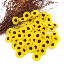 500pcs Mini Silk Sunflower Artificial Flower Head For Wedding Decoration DIY Scrapbooking Wreath Craft Accessories Fake Flowers 2024 - buy cheap