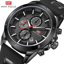 MINI FOCUS Sports Quartz Watches for Men Silicone Strap Army Chronograph Wristwatch Man Waterproof Luminous Relogios 0089G.02 2024 - buy cheap