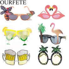 Hawaii Party Pink Flamingo Glasses Novelty Birthday Flamingos Sunglasses Girls Night Out Bachelorette Event Hen Party Supplies 2024 - buy cheap