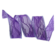 Фиолетовая кружевная лента, полиэфирные ленты для рукоделия, 1 дюйм, 20 ярдов, украшения для скрапбукинга, упаковки, 25,0 мм 2024 - купить недорого