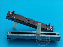 4pcs 60MM straight sliding fader single potentiometer A20K / 1-channel 20KA fader white handle length 15MM 2024 - buy cheap