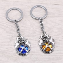 2016 Newest Design Hitman Reborn Vongola Keychain Cosplay Jewelry with Big Stone US Keyring Key Holder for Fans Souvenir JJ12017 2024 - buy cheap
