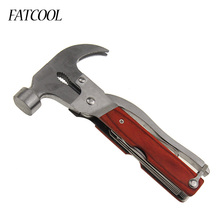 FATCOOL Multitool Claw Hammer Multipurpose Hand Tools Knife Screwdriver Pliers Saw Blade Emergency Auto Rescue Tools 2024 - buy cheap