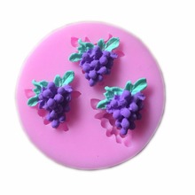 Grapes Shape Silicone Mold, Sugar Mold, Chocolate Mold, Cake Decoration Tool,Kitchen Accessory Free Shipping 2024 - buy cheap