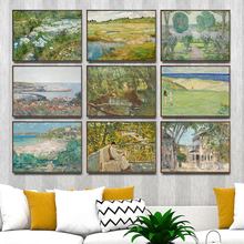 Home Decoration Art Wall Pictures Fro Living Room Poster Print Canvas Paintings American Childe Hassam Field 2024 - buy cheap