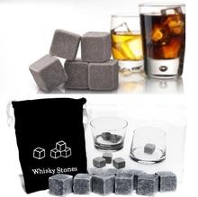Бесплатная доставка 150 комплектов Виски камни (9 шт./компл.) виски камень Виски рок камни льда 2024 - купить недорого