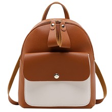 2019 Mulheres Saco de Escola Mochila De Couro Com Zíper Para Meninas Adolescentes Mulheres Bagpack Mochila Sacos de Ombro de Alta qualidade # P1 2024 - compre barato