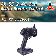 Austar ax5s 2.4g 3ch rádio transmissor de controle remoto com receptor para rc barco carro super ativo passivo anti-jamming 2024 - compre barato