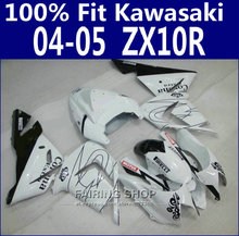 White black Bodywork kits For Kawasaki Ninja zx10r 2004 2005 04 05 Fairings Abs palstic 100%fit Fairing kit x94 2024 - buy cheap