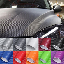 30*127 Car Styling Carbon Fiber Sticker For Hyundai Solaris Tucson 2016 I30 IX35 I20 Accent Santa Fe For MG 3 ZR 2024 - buy cheap