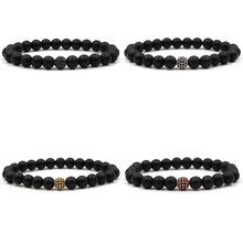 natural stone beads bracelets for men women handmade diy men's bracelet inlaid zircon Bracelets Bangles dropshipping 2024 - buy cheap