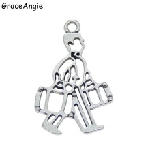 10pcs/pack 33*21mm Journey Pendant Travelling and suitcase charm Jewelry Necklace Personality Bracelet Charms DIY Wholesale 2024 - buy cheap