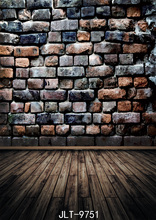 Fundo de parede de tijolos antigos, piso de madeira, fundo de fotografia, tecido de vinil 3d personalizado para estúdio fotográfico 2024 - compre barato