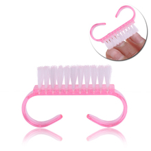 10 pcs Nail Cleaning Brush Finger Nail Care Dust Clean Handle Scrubbing Brush Tool File Manicure Pedicure Brushes Manicure Tool 2024 - buy cheap