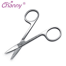 Channy Eyebrow Makeup Scissors Eyebrow Trimmer Scissor Eye Brow Eyelashes Nose Hair Scissor Stainless Steel Manicure Scissors 2024 - buy cheap