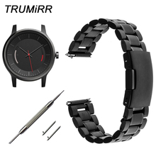 20mm Quick Release Watchband for Garmin Vivomove Stainless Steel Watch Band Link Strap Replacement Bracelet Black Silver + Tool 2024 - buy cheap