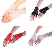 1 Pair  Charm Sexy Lady Women Lace Driving Sunscreen Glove Mittens  Gloves 2024 - buy cheap