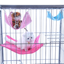 Casa colgante suave para hámster, jaula con Hamaca, nido para dormir, cama para mascota, Hamster, juguetes, jaula, columpio, diseño encantador para animales pequeños, 2019 2024 - compra barato