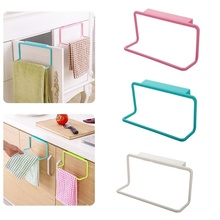 4Pcs ( 4 Colors ) Towel Rack Hanging Holder Organizer Bathroom Kitchen Cabinet Cupboard Hanger 2024 - buy cheap