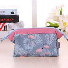 Drop Shipping New Flamingo Cosmetic Bag Women Necessaire Make Up Bag Travel Waterproof Portable Makeup Bag Toiletry Kits Gifts 2024 - buy cheap