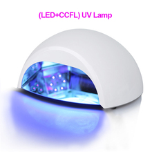 УФ-лампа для сушки гель-лака, 100-240 В (LED + CCFL) 2024 - купить недорого